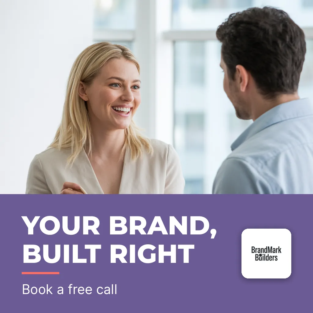 BrandMark Builders — Social media post: YOUR BRAND, BUILT RIGHT