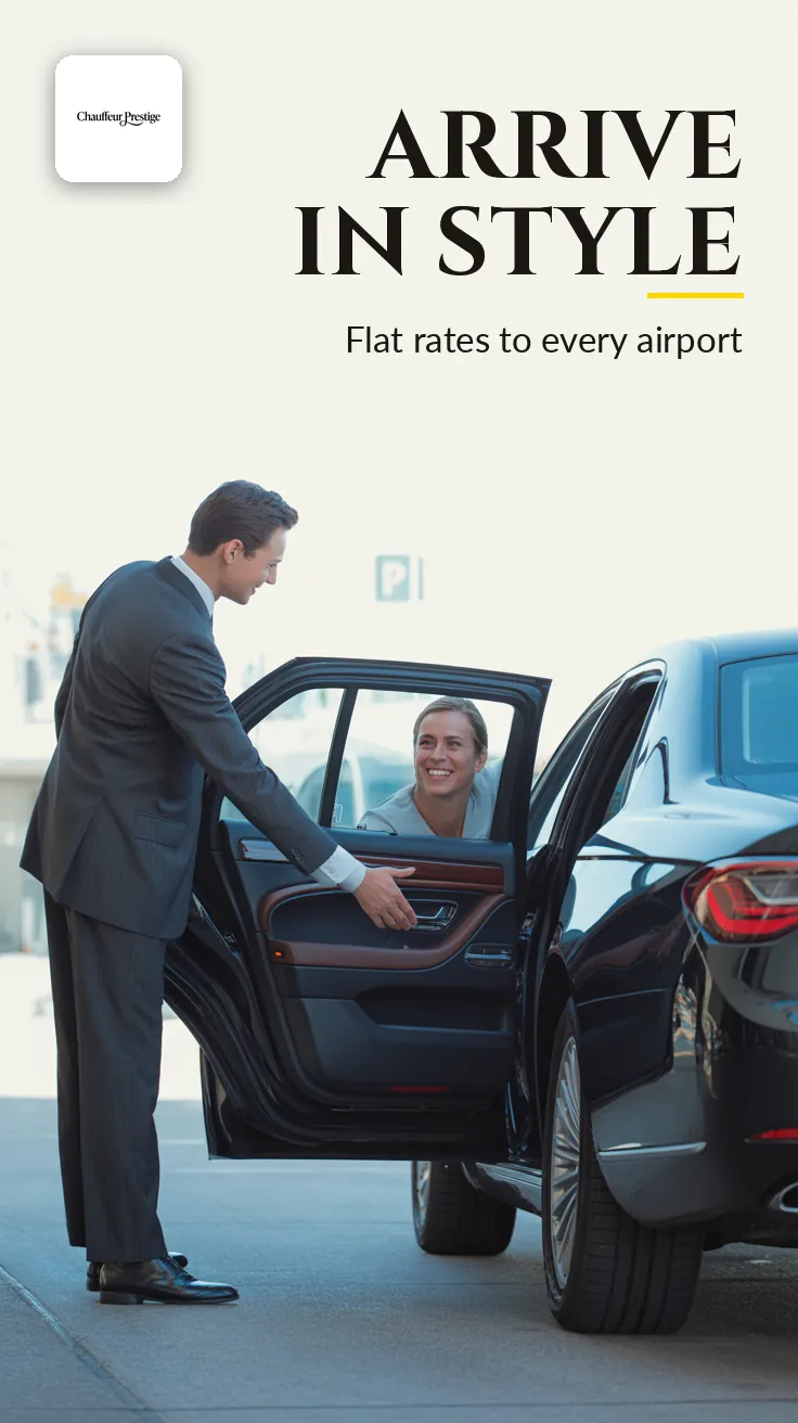 Chauffeur Prestige — Story (tall): ARRIVE IN STYLE