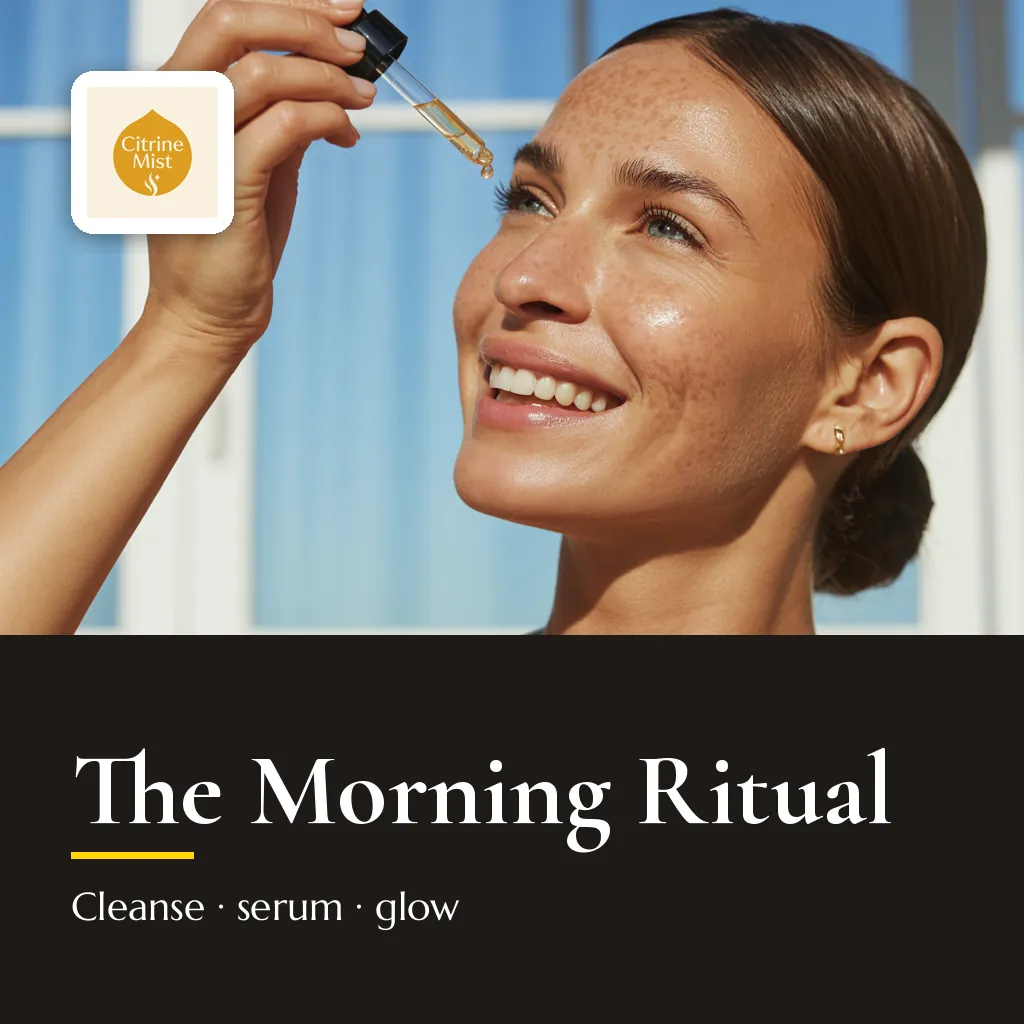 Citrine Mist — Social media post: THE MORNING RITUAL