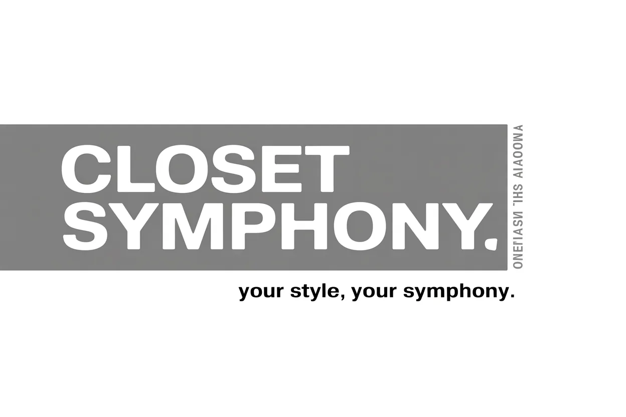 Closet Symphony — Business card (front): Closet Symphony