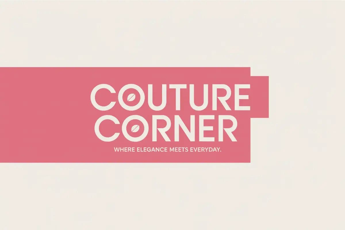 Couture Corner — Business card (front): Couture Corner