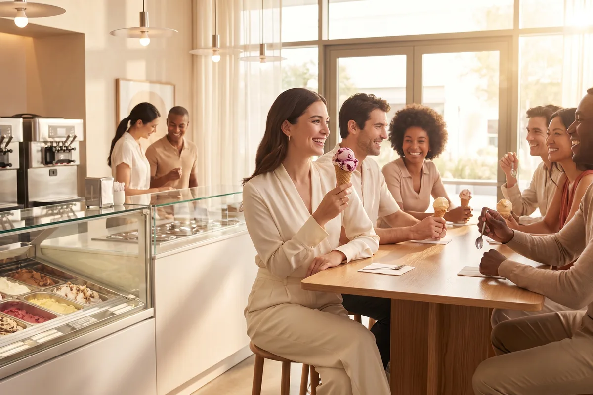 Euphoria Scoop brand photo, AI-made