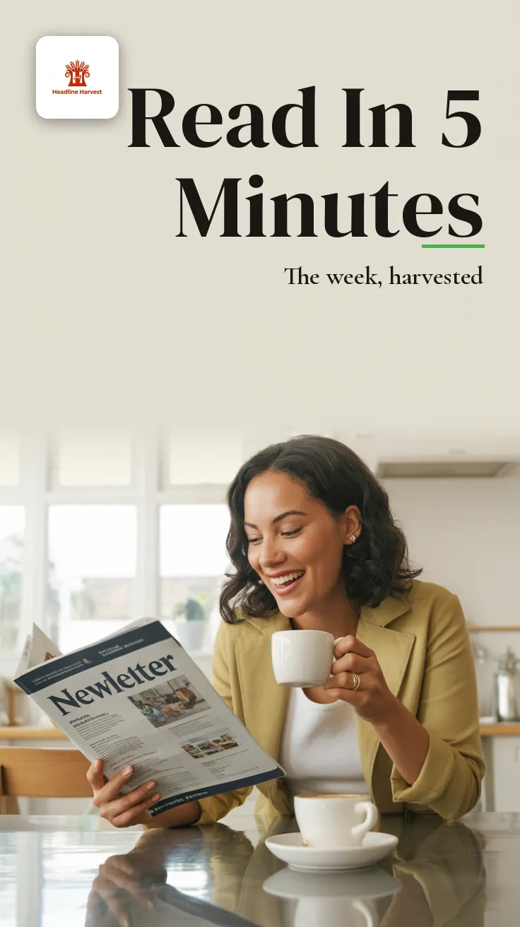 Headline Harvest — Story (tall): READ IN 5 MINUTES