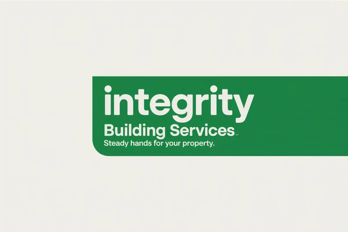Integrity Building Services — Business card (front): Integrity Building Services