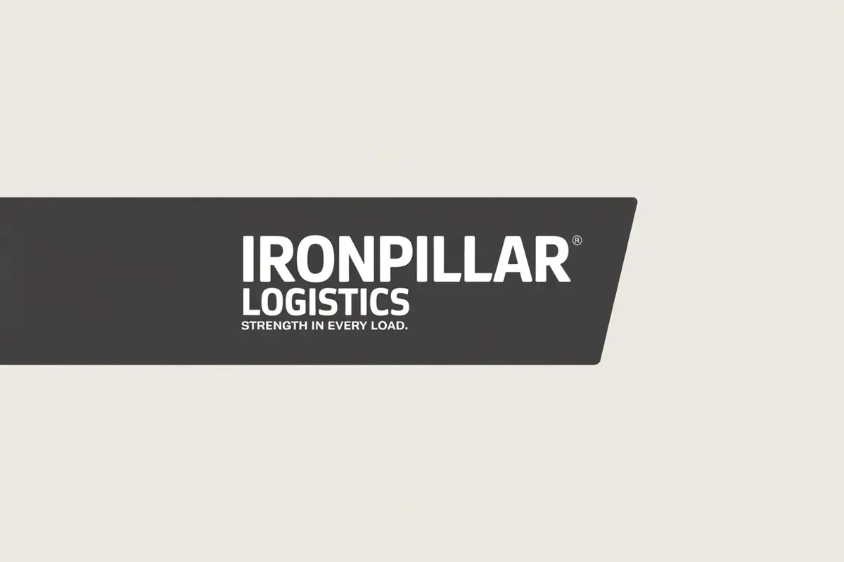 IronPillar Logistics — Business card (front): IronPillar Logistics