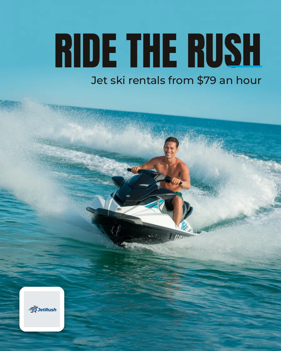 JetRush — Poster: RIDE THE RUSH