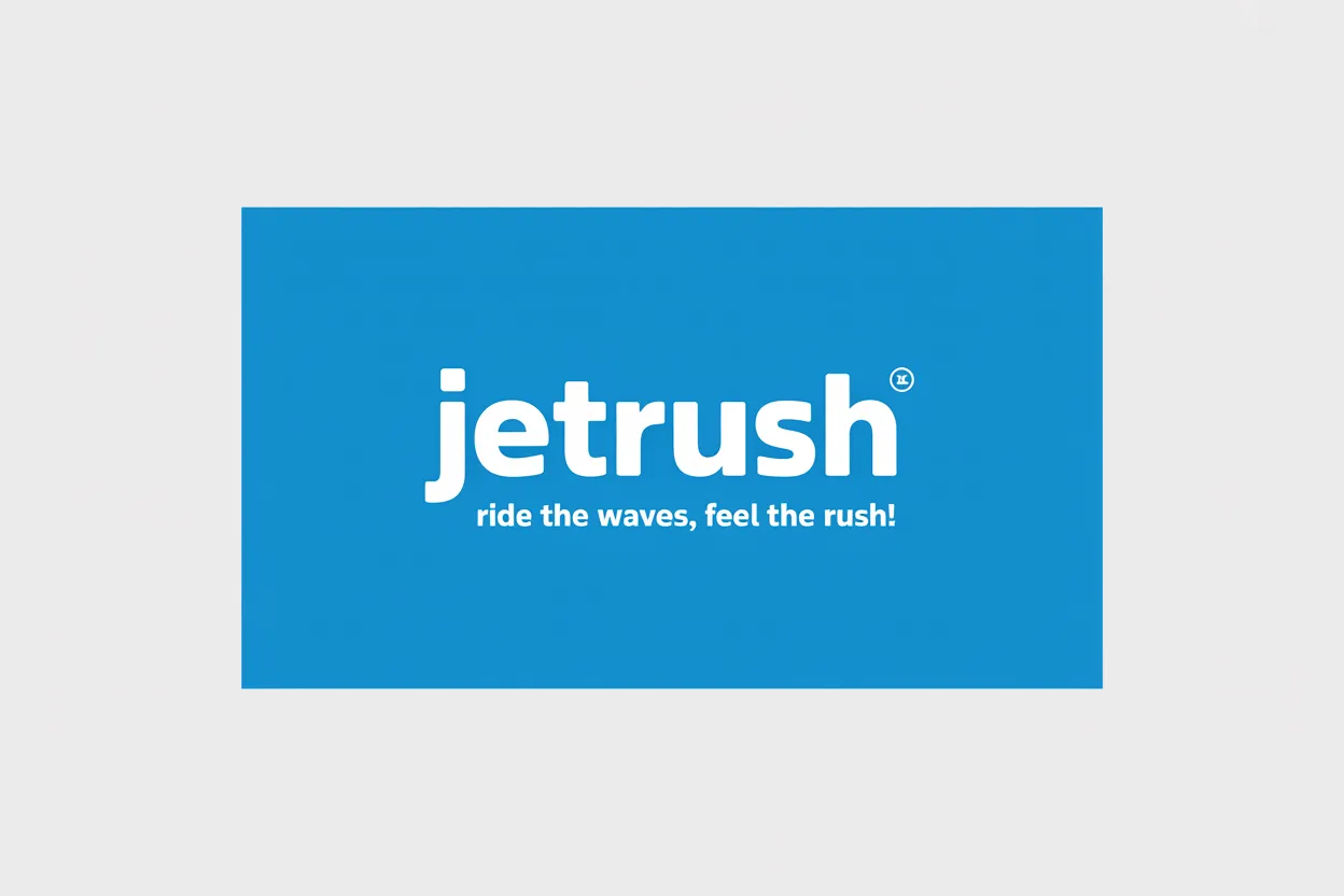 JetRush — Business card (front): JetRush