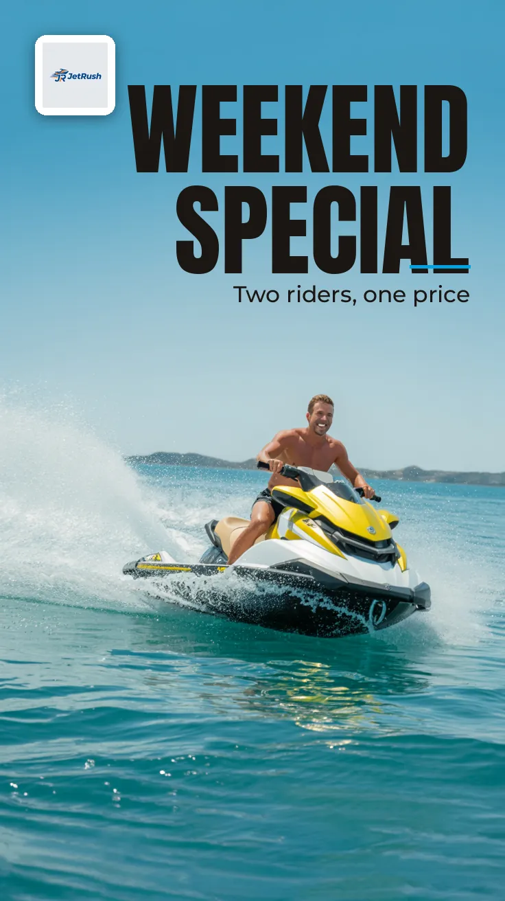 JetRush — Story (tall): WEEKEND SPECIAL