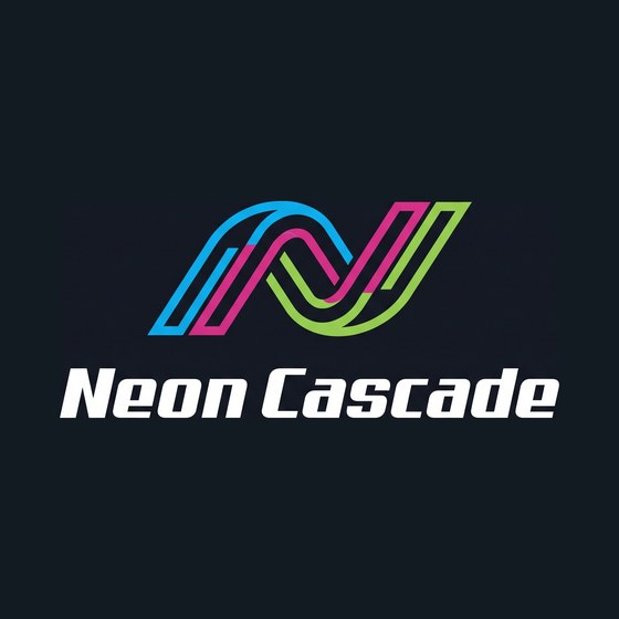 Neon Cascade logo concept 1