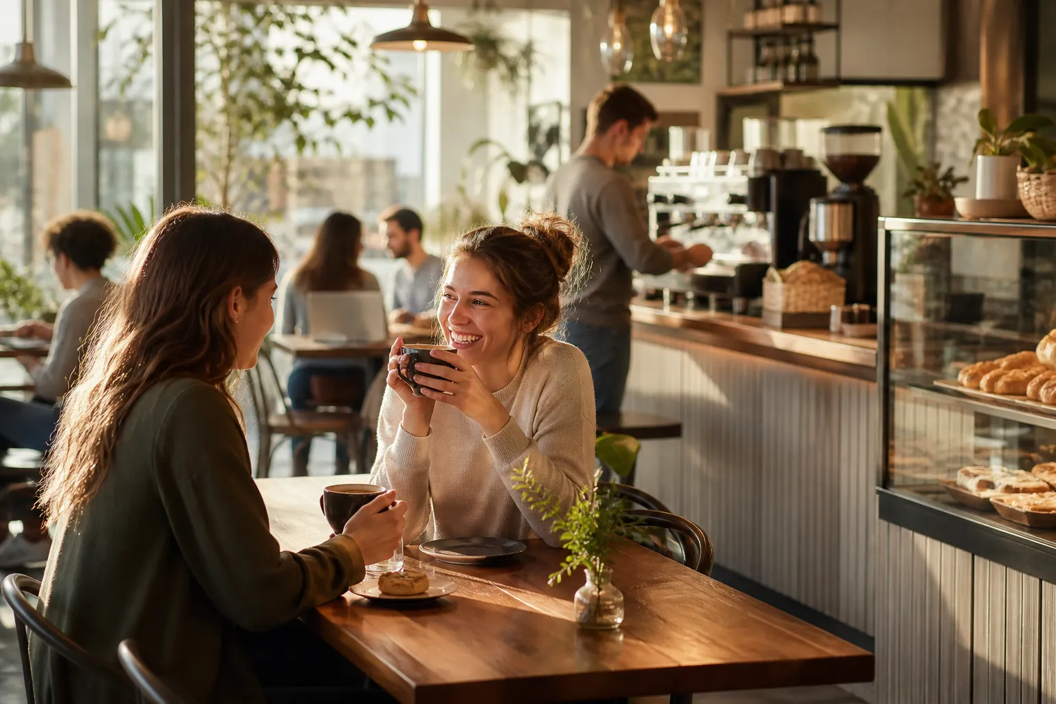Oak & Brew brand photo — AI-made