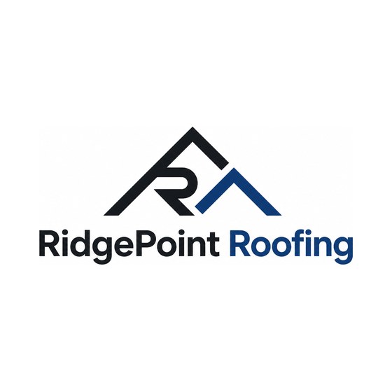 RidgePoint Roofing logo, AI-made