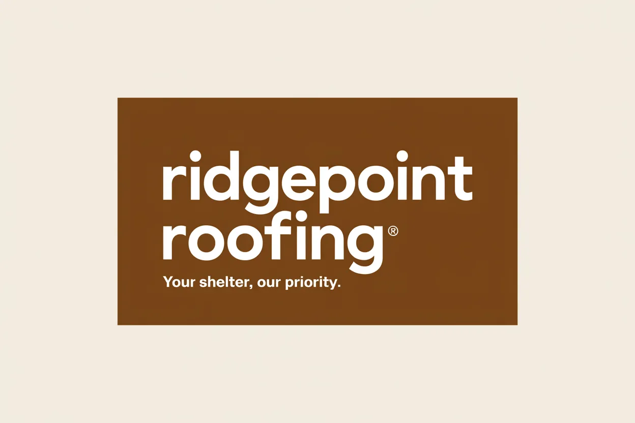 RidgePoint Roofing — Business card (front): RidgePoint Roofing