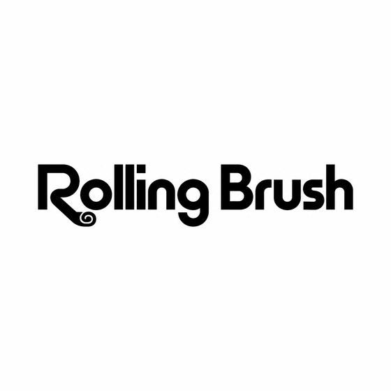 Rolling Brush logo concept 2