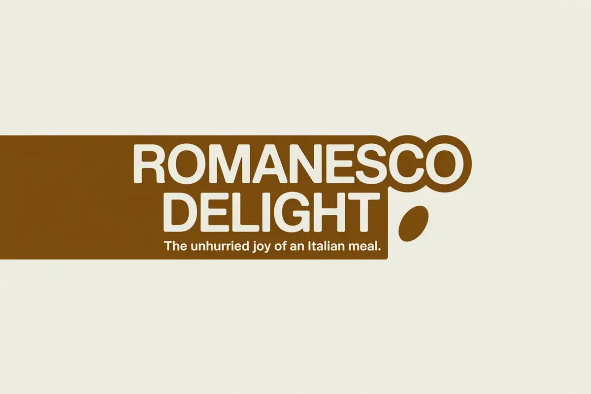 Romanesco Delight — Business card (front): Romanesco Delight