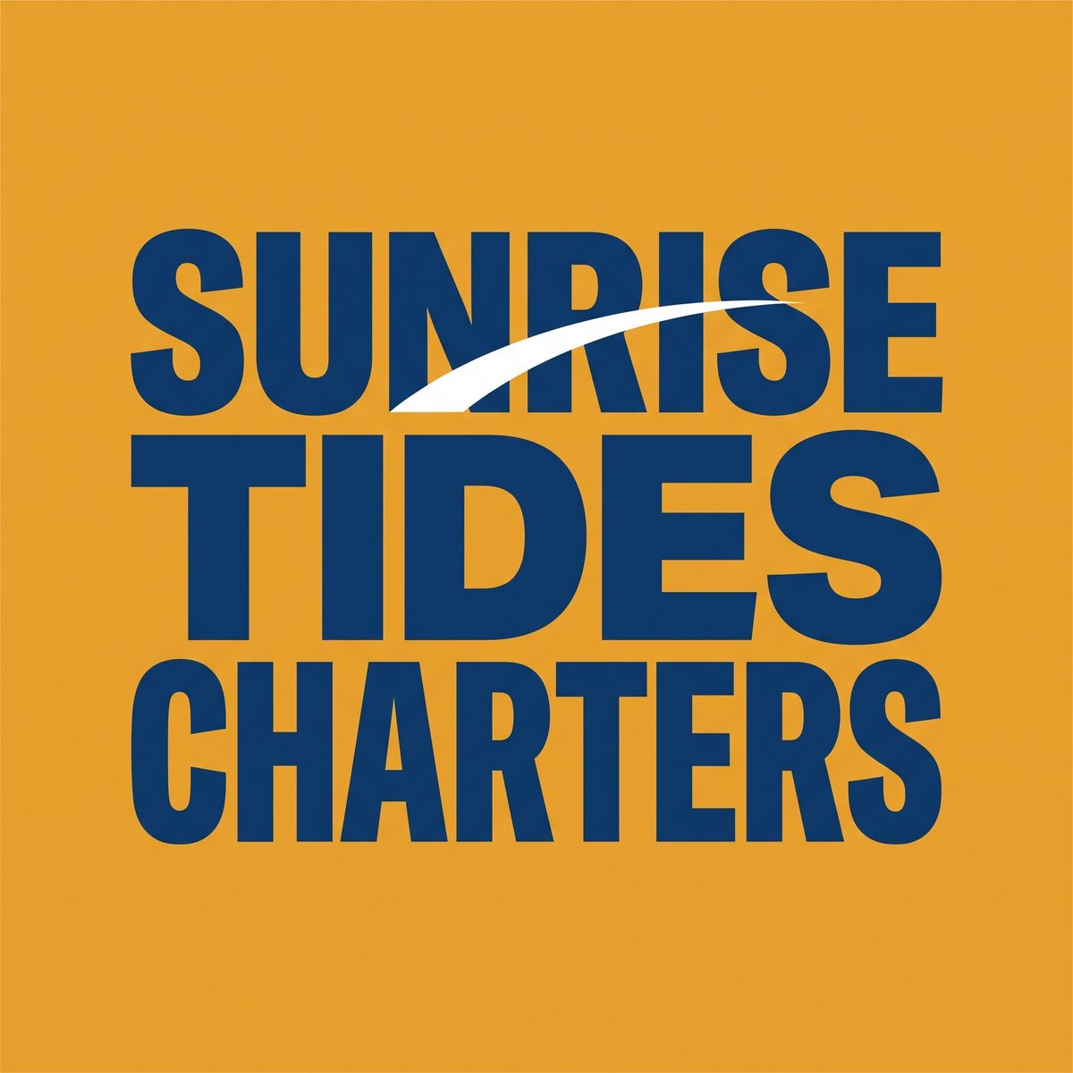 Sunrise Tides Charters logo idea 5