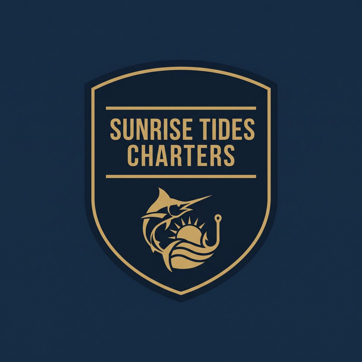 Sunrise Tides Charters logo idea 6