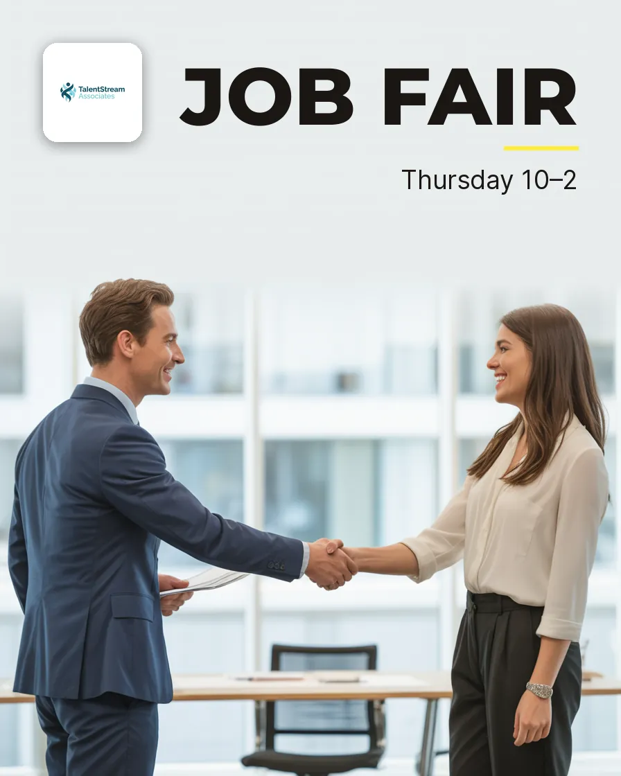 TalentStream Associates — Poster: JOB FAIR