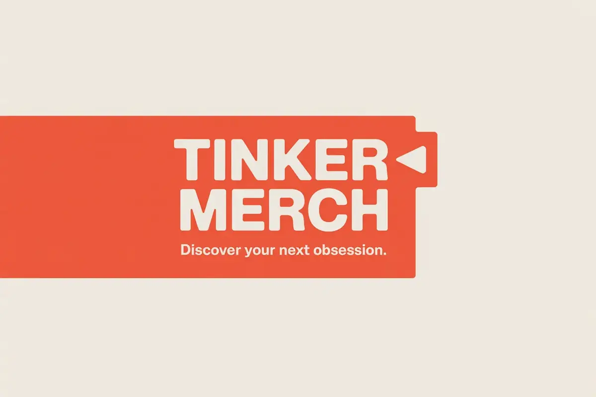 Tinker Merch — Business card (front): Tinker Merch