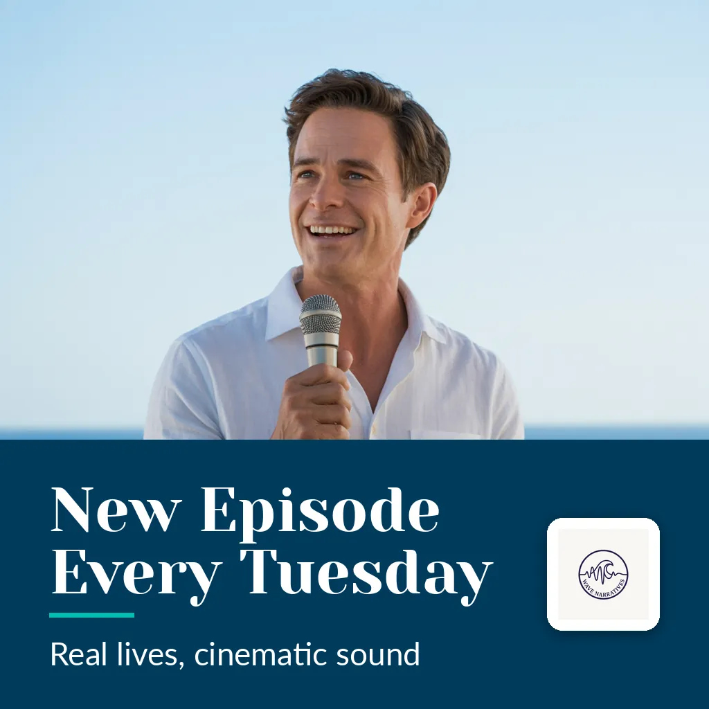 Wave Narratives — Social media post: NEW EPISODE EVERY TUESDAY