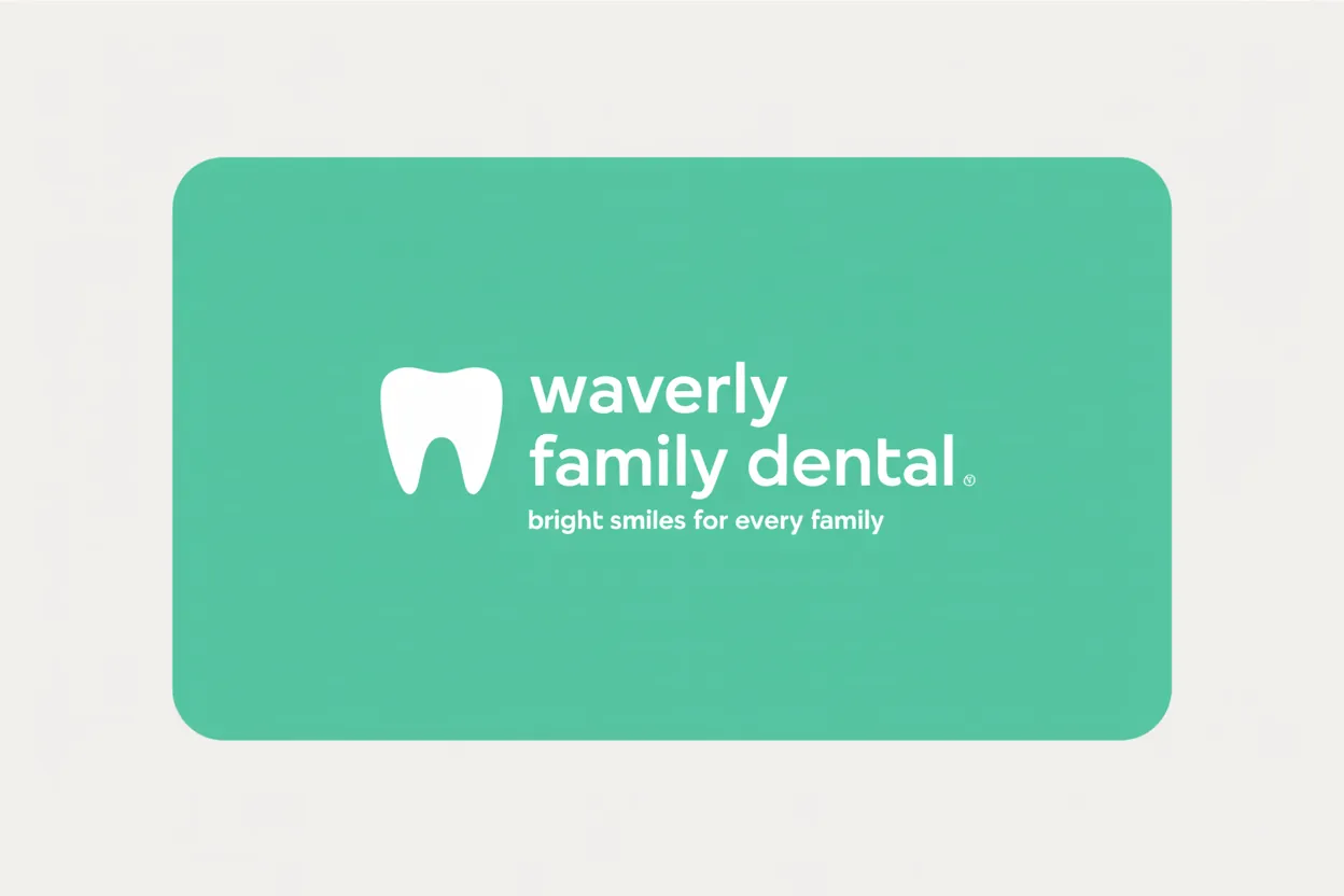 Waverly Family Dental — Business card (front): Waverly Family Dental
