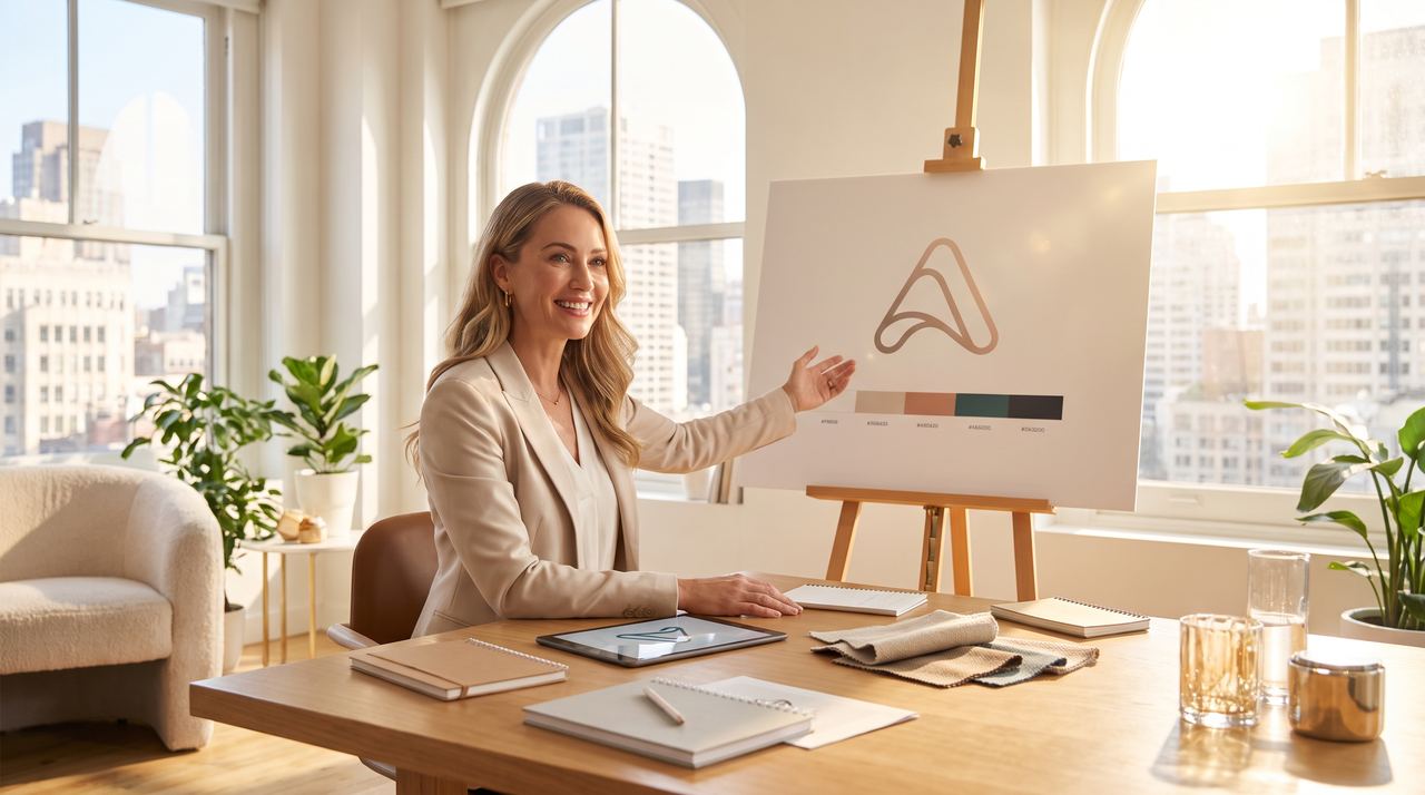 BrandMark Builders brand photo — AI-made