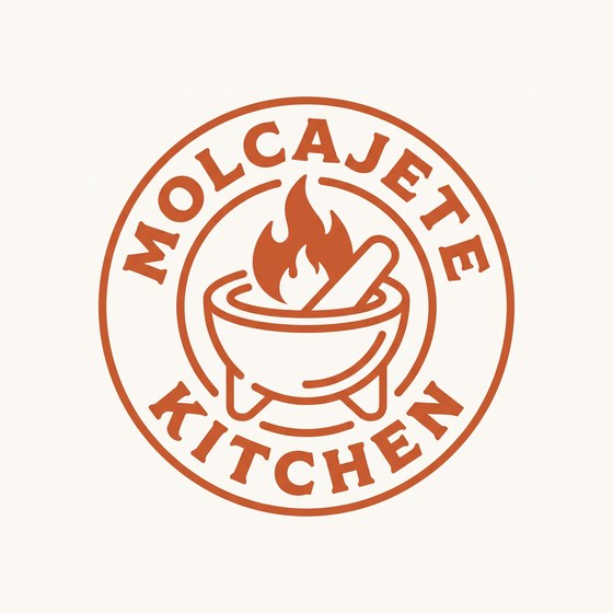 Molcajete Kitchen logo, AI-made